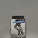 ABIRAM Ankle Brace for Women & Men, Ankle Compression Sleeve, Foot Sleeve with Wrap, Ankle Support, Foot Brace for Sprained Foot & Arch, Plantar Fasciitis Relief Socks, Achilles Tendonitis (Large, Gray)