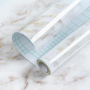 Homein Marble Contact Paper 17.5"78.7", Peel and Stick Countertops Wallpaper Waterproof Self Adhesive Wall Paper Roll for Cabinets Drawers Kitchen Old Furniture, Modern Glossy White/Gold