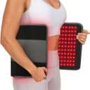Comfytemp 24 x 12 Large Red Light Therapy Pad for Body, FSA HSA Eligible Near Infrared Light Therapy Wrap with Timer, Light Therapy Pad for Back Belly Shoulder Joint Muscle Pain Relief, 32W