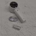 JISULIFE Handheld Turbo Fan, 5000mAh Rechargeable Portable Fans,Up to 28 Hours Working,5 Speed Strong Wind,Personal Mini Fan for Travel Outdoor Camping Beach MakeupGray (LED Display)