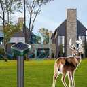 Effective Solar Deer Repellent Outdoor - Deer Deterrent Devices for Your Yard, Keep Deer Away Using High-Tech Deer Repeller, Pet Safe (4)