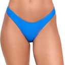 Sports Illustrated Women's Scoop Hipster Bikini Bottom (Blue, M)