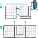 Dog Playpen Stakes - Dog Pens Accessories, for Indoor Outdoor RV Puppy Large Medium Puppy Dog Playpen (43 Inch)