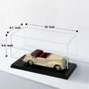 1:18 No Assembly Diecast Display Case with Plastic Base - Acrylic Model Car Display Boxes - Dustproof Showcase for Collectibles Memorabilia (1, 1:18)