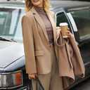 Cicy Bell Womens Casual Blazers Open Front Long Sleeve Work Office Suit Jackets Blazer (S)