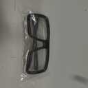 4E's Novelty Black Oversized Thick Glasses Clear Lens Non Prescription Square Frame, Fake Huge Fashion Eyeglasses for Vector Velma Costume Adults Women & Men, Halloween Nerd Costume Accessories