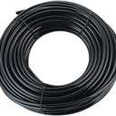 50ft 1/4 inch Drip Irrigation Tubing, Blank Distribution Line Water Hose Garden Watering Tube for Garden Irrigation System