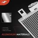 A-Premium Air Conditioning A/C Condenser Compatible with Buick Enclave 2008-2017 & Chevrolet Traverse 2009-2017 & GMC Acadia 2007-2016 & Saturn Outlook 2007-2010