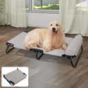 ABE Raised Dog Bed - X-Large Elevated Outdoor Cot, Cooling Off-Ground Dog Bed