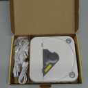 CD Player Portable with Dual Stereo Speakers, Rechargeable Portable CD Player with Bluetooth for Home with Headphones, Support CD/AUX/USB, White