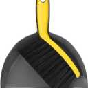 Dustpan and Broom Set Small  Mini Handheld Dustpan and Brush Combo for Home, Desktop, Sofa, Cat Litter, Car, Camping & Small Space Cleaning