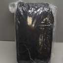 CozyLux Queen Comforter Set Black, 3 Pieces Solid Queen Comforter Breathable Quilted Style Bedding Sets, Luxury Soft Microfiber Down Alternative Comforter for All Season (1 Comforter & 2 Pillowcases)