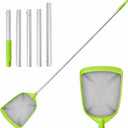 Sepetrel Pool Skimmer Net- Total Length 72 inches Rake with Pole,Accessories for Cleaning Inground/Above Ground Swimming Pool, Pond,Spa and Hot Tub Leaf Debris