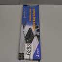 Stove Gap Filler, Stove Gap Covers Stainless Steel, Adjustable 13.8-27.5 In(2 Pack), Heat Resistant, Gas Stove Side Gap Protector, Silver