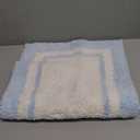 GRANNY SAYS Microfiber Bathroom Rugs Non Slip Washable, Water Absorbent Bathroom Mats for Tub, Soft Bath Mats for Bath Floor & Shower, Bath Rug, Baby Blue (1'8" x 2'8" (Rectangular))