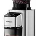 SHARDOR Professional Conical Burr Coffee Grinder, Coffee Bean Grinder with 48 Grind Settings for Espresso, Drip & French Press, Upgraded Anti-Static Technology, Precision Timer, Stainless Steel (Silver)