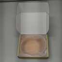 Niidor Adhesive Bra Strapless Ultra Sticky Invisible Push up Silicone Bra Multiple Colors Sizes Reusable for Backless Dress (Creme)