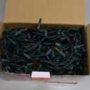 Meonum Chasing Christmas Lights, 8 Function Controller Clear Mini Bulbs Green Wire Indoor String Lights, 71 Feet Long Holiday Decor, for Christmas Tree(Multicolor,300 Bulbs)