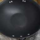 Calphalon Signature Hard-Anodized Nonstick 12-Inch Flat-Bottom Wok with Cover