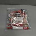 12 Pieces Christmas Tiered Tray Decor Farmhouse Hot Cocoa Decor Warm Winter Tabletop Wooden Block Sign Gingerbread Man Candy Cane Wood Bead Garland Holiday Table Centerpieces