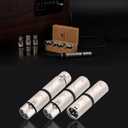 2 x 3Pin XLR Male to Male,XLR Female to Female,XLR Male to Female Adapter for DMX Audio Microphone Mic Extension Changer Coupler XLR Splitter (XLR Female to XLR Female(D1048))