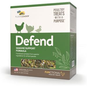 Defend, Functional Poultry Treats for Immune Support, 3.5 lb (3.5 Pound (Pack of 1))