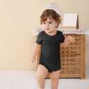 GUISBY Baby Boys Girls Short Sleeve Bodysuits for Summer 2-Pack Sets 0-24 Months