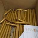 6.6FT x 6.6FT Square Metal Arch Backdrop Stand Gold Wedding Arch Frame, Balloon Arch Frame for Weddings, Baby Showers, Photo Booths, Anniversaries, Outdoor Garden Arbor & Events