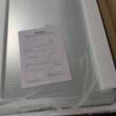 Brushed Nickel Bathroom Mirror, 22x30 Inch Thick Silver Metal Rectangle Frame Wall Mirror, Modern Round Corner Bathroom Vanity Mirror for Over Sink, Bedroom, Living Room, Entryway