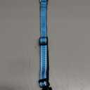 Airtag Dog Collar, Reflective Ultra-Durable Nylon Padded with QR Code Buckle & IP68 Waterproof Air Tag Holder Compatible for Apple AirTag, Comfortable for Small Medium Large Dogs(Blue, S)