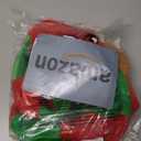 Giggling Getup Unisex Christmas Hat, Elf Red and Green Stripes Hats for Adults, Warm for Christmas Party Gifts