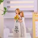 Mom Figurine Mother Daughter Birthday Gift Home Table Decor Accent