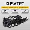 KUSATEC Front Pair Complete Struts Shock Absorber fit for 2009-2019 Dodge Journey, 172510 172509 Struts with Coil Spring Assemblies