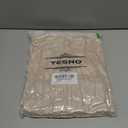 YESNO Women's Casual Corduroy Overalls Adjustable Straps Baggy Pants Wide Leg Jumpsuits with Pockets PC2 (Beige, XL)