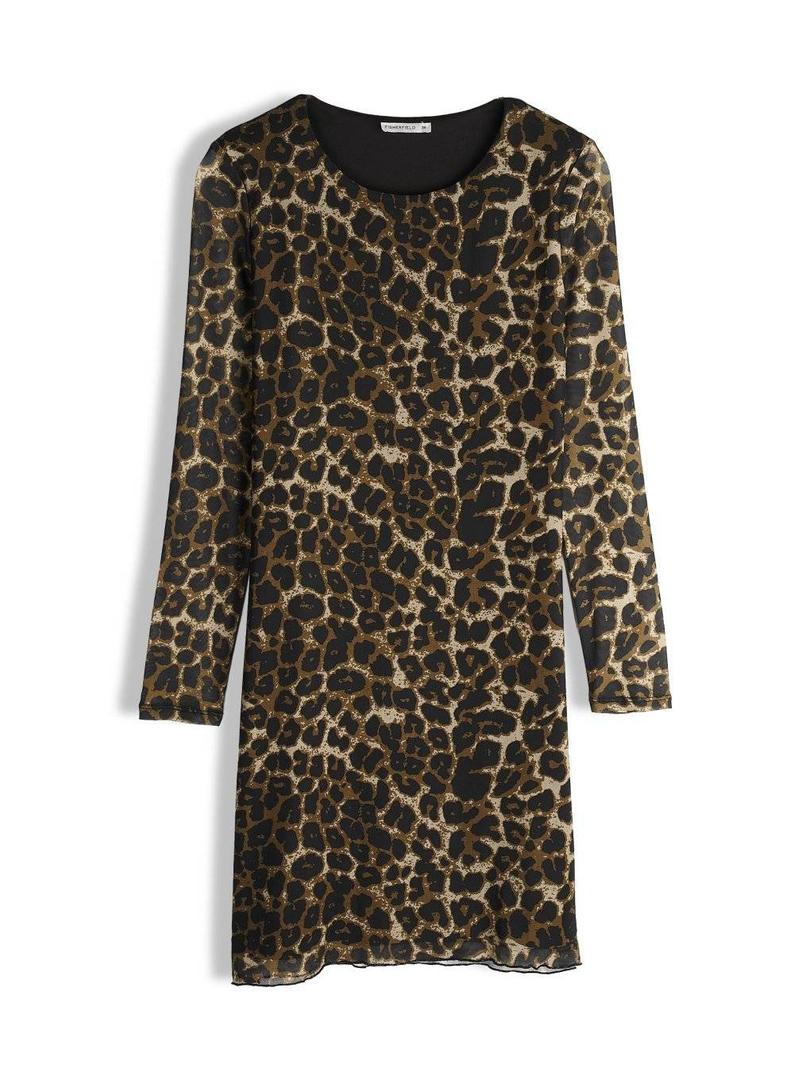 Womens Leopard Dress, XL
