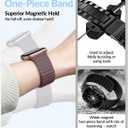 Patented Magnetic Sport Silicone Band Compatible with Apple Watch Bands 40mm 38mm 41mm 44mm 45mm 42mm 49mm Women Men, Soft Silicone Sport Loop Strap for iWatch Series 11 10 9 8 7 6 5 4 3 2 1 SE Ultra