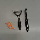 Vegetable Peeler, Potato Peelers for Kitchen Stainless Steel Multi-function Set Fruit Peeler For Kitchen and Household Tools Y & I Shape Swivel Blades for Fruit Vegetables(Black)