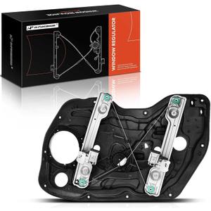 A-Premium Front Left Driver Side Power Window Regulator with 2-Pin Plug Motor Compatible with Hyundai Elantra 2011 2012 2013 2014 2015 2016, Sedan Only (Fit Model Built in USA)