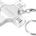 Photo Stick USB Flash Drive128GB Memory Stick Omni USB 3.0 High Speed Thumb Drives Portable Mini Storage Device External Storage for iPhone/Smartphone/Laptop/PC/Android