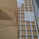 Grid Panel 2’ x 5’ (24” Wide x 60” High), Heavy-Duty 1/4″ Thick Wire, Spaced 3″ Apart (Quantity 3) (White)