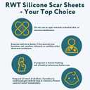 2 x Silicone Scar Tape - 60" x 1.6" Roll - 1.5M, Scar Treatment for Improves Surgical, Keloid, Hypertrophic Scars - Medical Grade Reusable Silicone Scar Sheets (Light)
