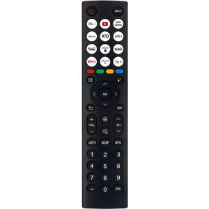 EN2D36H Replace Remote Control Compatible with Hisense Smart VIDAA TV 40A35HUV 40A45GV 43A6GV 32A45GV 50A6GV 65A6GV 43A45GV 55A6GV 32A35HUV EN2B36H ERF2D36H ERF2M36H ERF2I36H ERF2J36H ERF2R36H