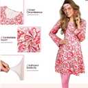 Janmercy 5 Pcs 70s Disco Outfit for Women Hippie Costumes Accessories 70s 80s Halloween Decades Party Cosplay (XXX-Large,Classic)