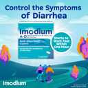Imodium A-D Diarrhea Relief Caplets with Loperamide HCl, Anti-Diarrheal Medicine to Help Control Symptoms of Diarrhea Due to Acute, Traveler's Diarrhea, HSA/FSA Eligible, 24 ct