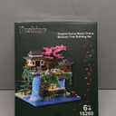 Cherry Blossom Tree Building Set with Gift Box, Original Music Cherry Blossom Tree House(Type :Symphony), Japanese Sakura Tree House Lights Building Kit3320 Pcs, Cherry Bonsai Tree Building Set.