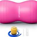 Anti-Burst Peanut Ball,Kids Active Wiggle Seat,for Labor, Therapy, Kids with ADHD  Eco-Friendly Birth Ball for Pregnancy, Physical Therapy & Exercise with Pump (23.6x11.8 inch (60x30cm), Pink)