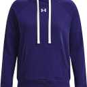 Under Armour Women's Rival Fleece Pull-Over Hoodie XL Sonar Blue