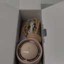 JISULIFE Stroller Fan Baby Large, Safe Bladeless for Crib, Desk, 4000mAh Battery Rechargeable Portable Cooling Fan with Air Turbo Tech, Night Light, Food-Grade Gift for Mom/Dad/Friend - Brown