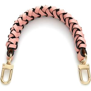 Vachetta Leather Braided Purse Handle for Neonoe Strap Metis Noe BB NM Beaubourg Hobo Bucket Bag Luxury Short Handle Strap Replacement