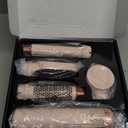 5 in 1 Hair Styler & Hair Dryer Brush, Low-Speed Negative Ionic Air Styler Drying, Multi Hair Styler, Professional Blow Dryer Brush for Curling Volumizing Straightening Styling (Pink)